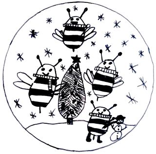 Takhle nějak to vypadá, když se Vánoce rozhodnou slavit včely z okolí ZŠ Hraničářů Mikulov – a vůbec se u toho nestydí být...